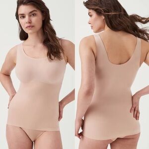 Assets by SPANX SPANXshape Invisible Tank in Champagne Beige Plus Size 1X